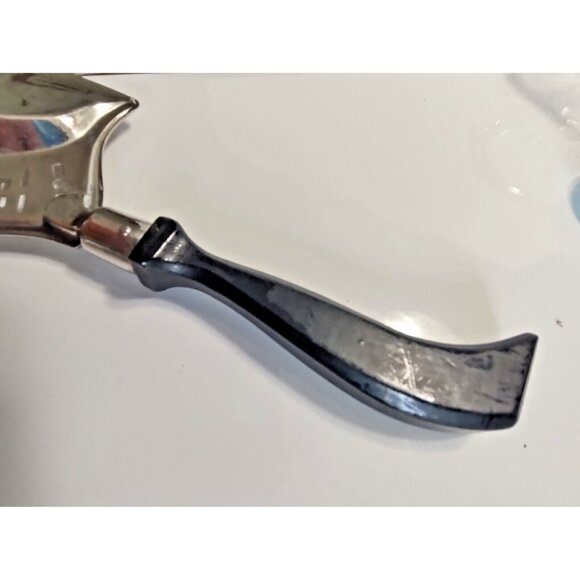 MANNING QUALITY BOWMAN TABLE DUSTPAN CRUMBS SCOOP SET Bakelite Handle - Picture 8 of 11